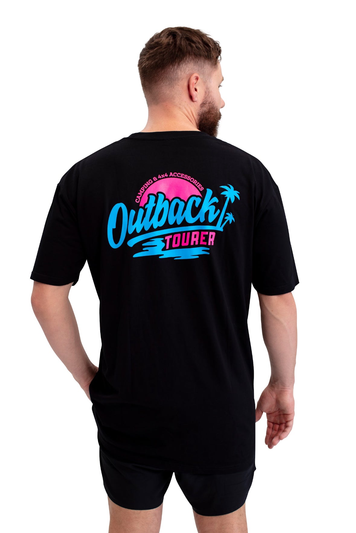 Outback Tourer T-Shirt Pink / Blue