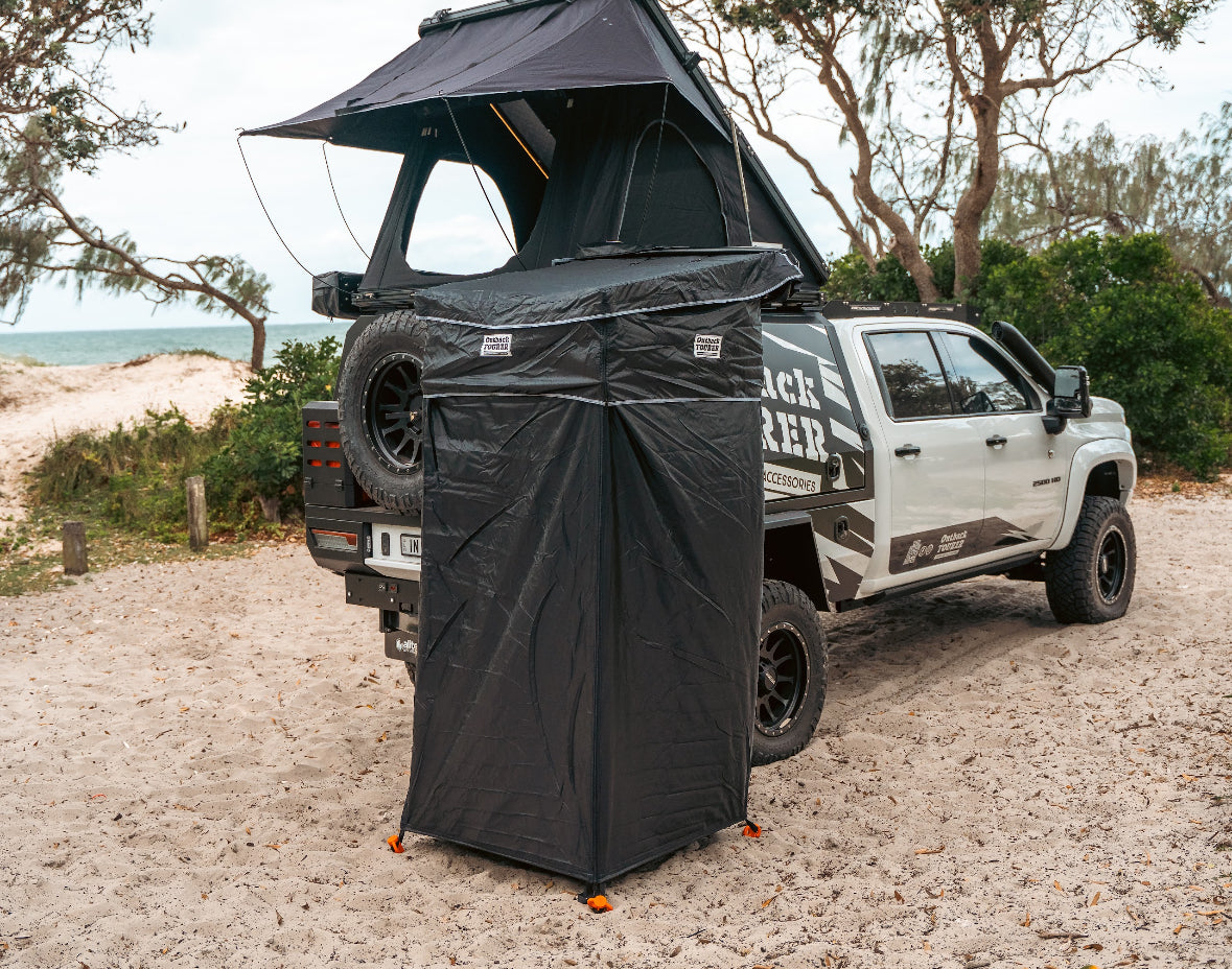 Outback Tourer Swing Out Bracket For Shower Awning ( Pre Order 2 Weeks )