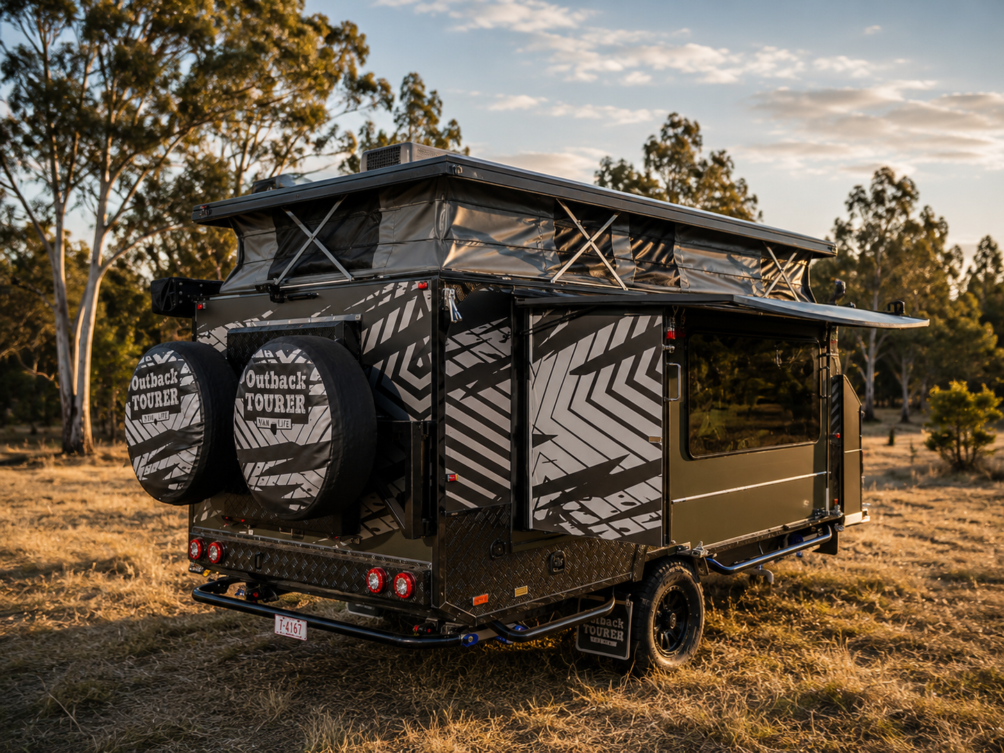 OT 16SC Hybrid Caravan ( Side Fold Club Lounge ) - Outback Tourer