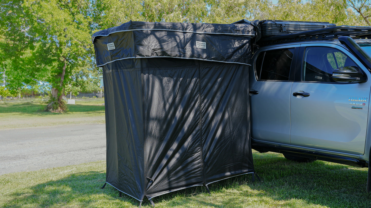 Outback Tourer Double Shower Awning ( Pre Order 6 Weeks )