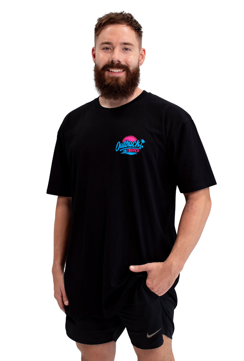 Outback Tourer T-Shirt Pink / Blue
