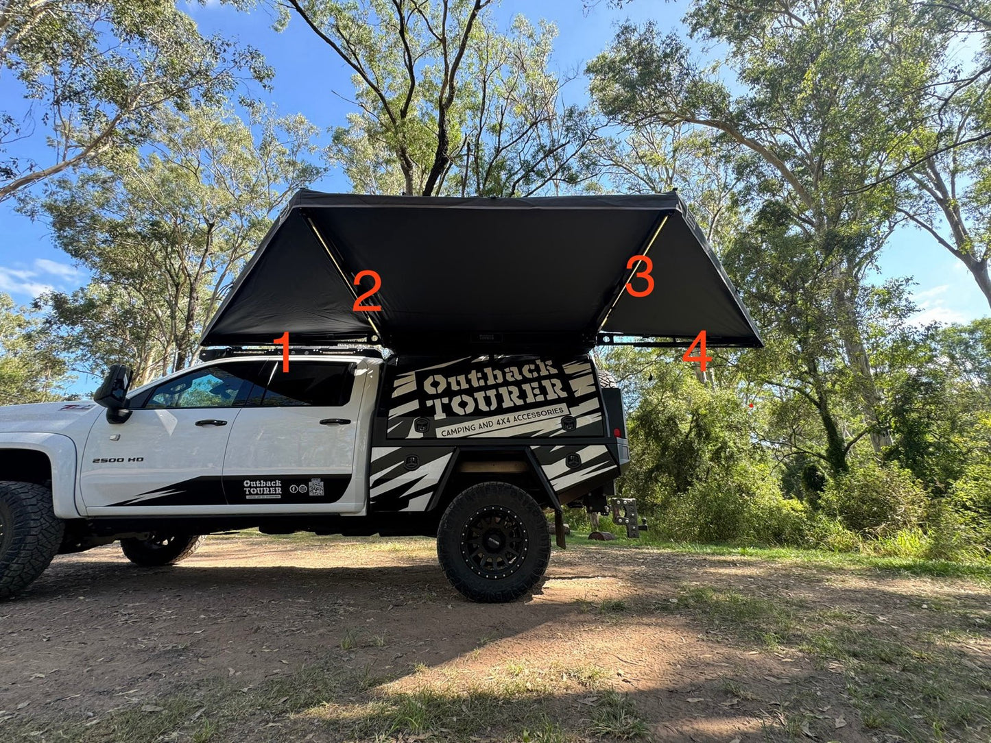180 Awning Arms - Outback Tourer